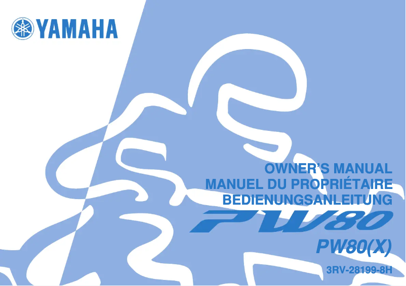 Page 1 de la notice Manuel utilisateur Yamaha PW80 (2007)