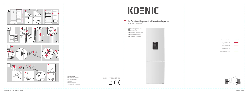 Image de la première page du manuel de l'appareil KFK 661 F NF W
