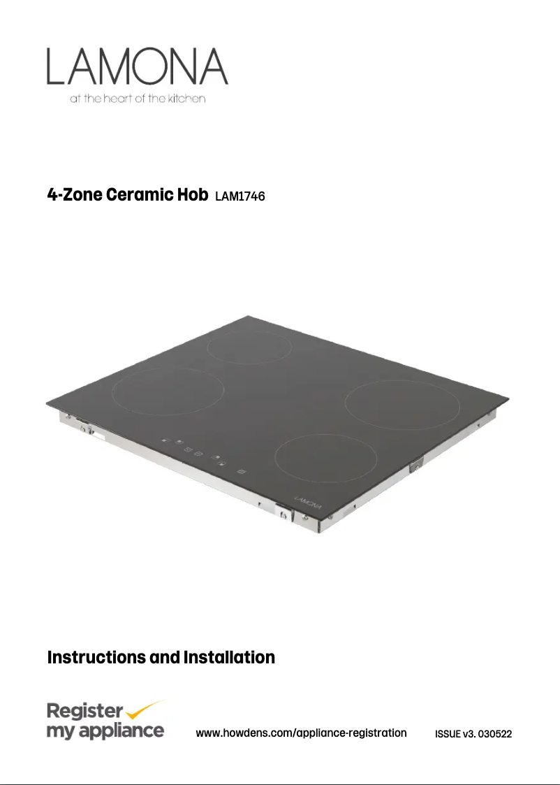 Page n°1 - Manuel utilisateur Lamona LAM1746