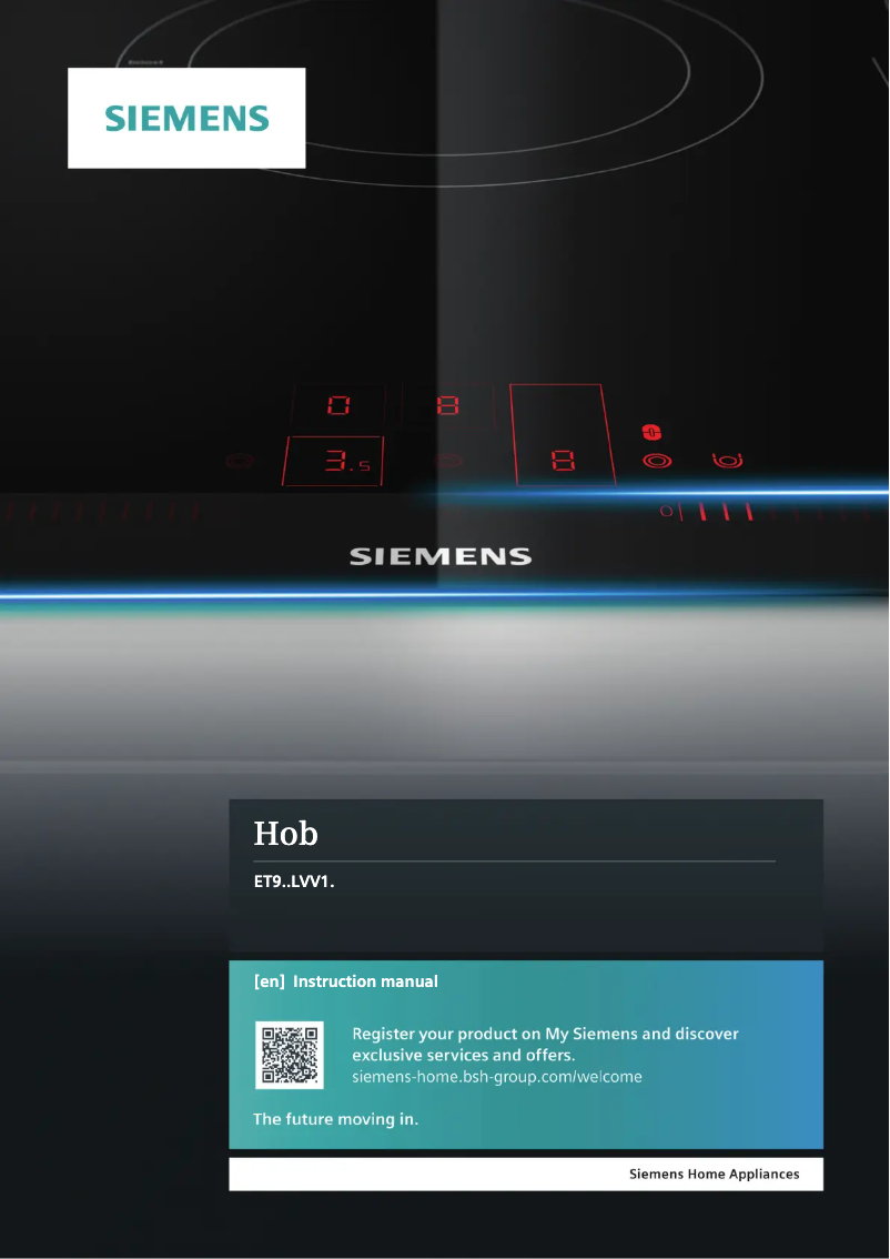 Page 1 de la notice Manuel utilisateur Siemens ET975LVV1M