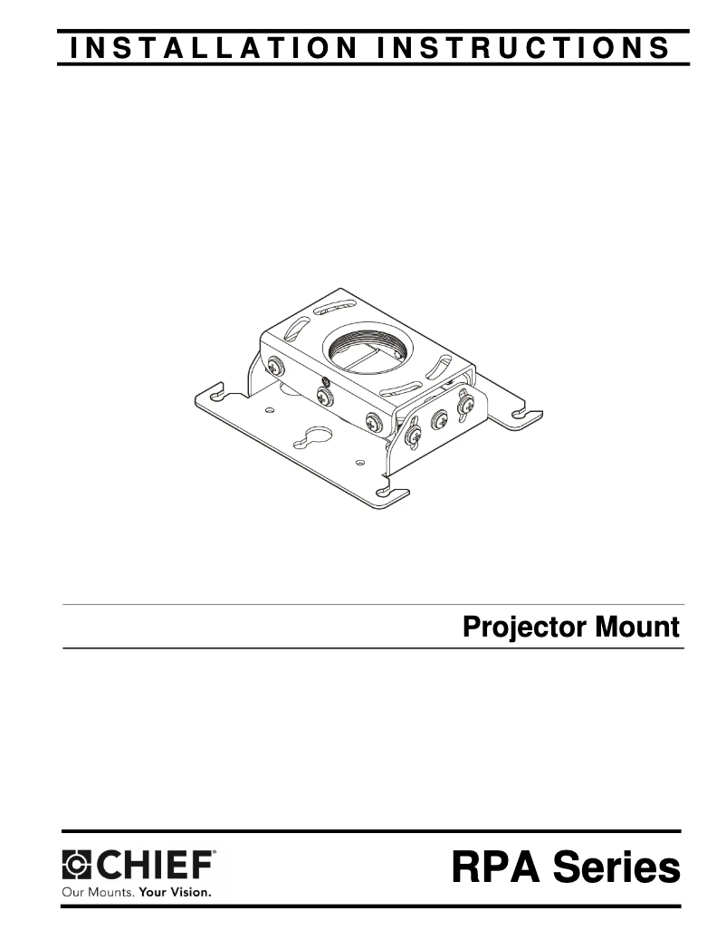 Image de la première page du manuel de l'appareil RPA430