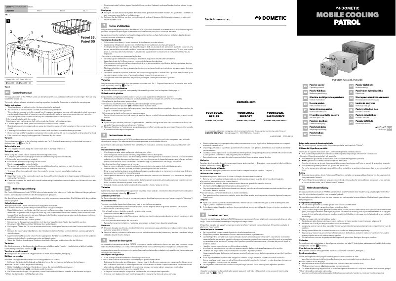 Imagen de la primera página del manual del dispositivo Patrol 20