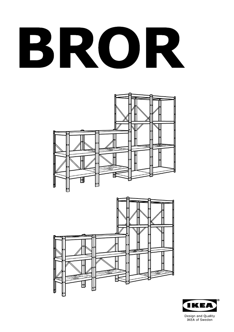 Image de la première page du manuel de l'appareil BROR