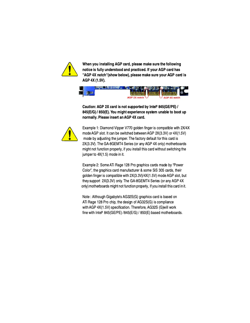 Page 1 de la notice Manuel utilisateur Gigabyte GA-8GEMT4