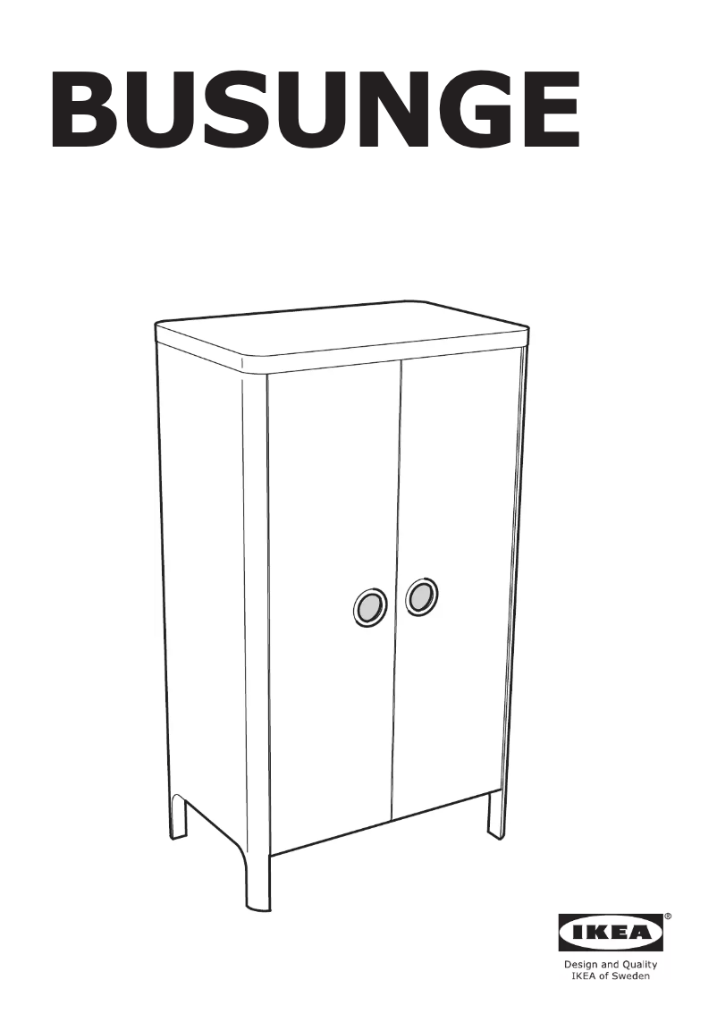 Image de la première page du manuel de l'appareil BUSUNGE