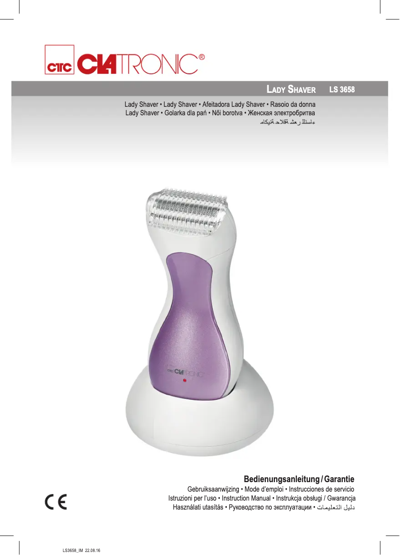 Page 1 de la notice Manuel utilisateur Clatronic LS 3658