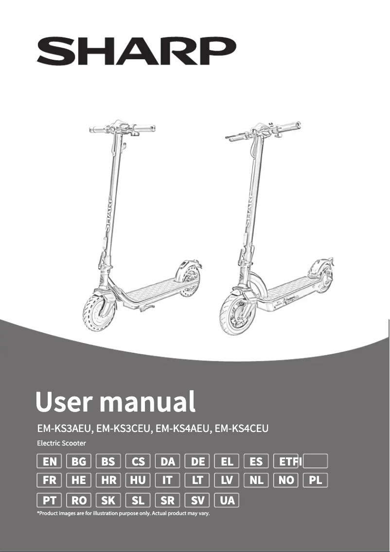 Image de la première page du manuel de l'appareil EM-KS4CEU