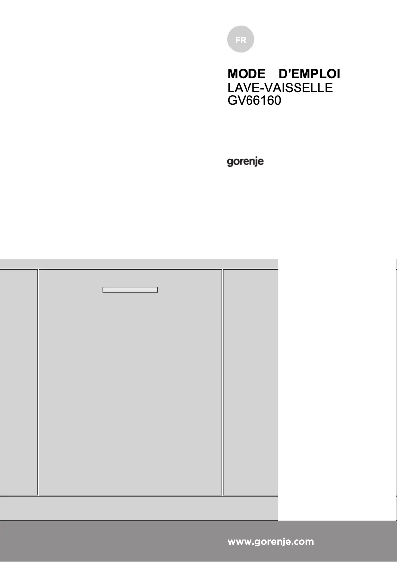 Page n°1 - Manuel utilisateur Gorenje GV66160