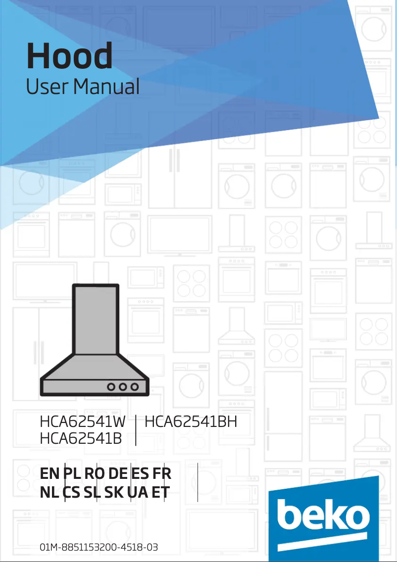 Image de la première page du manuel de l'appareil HCA62541B
