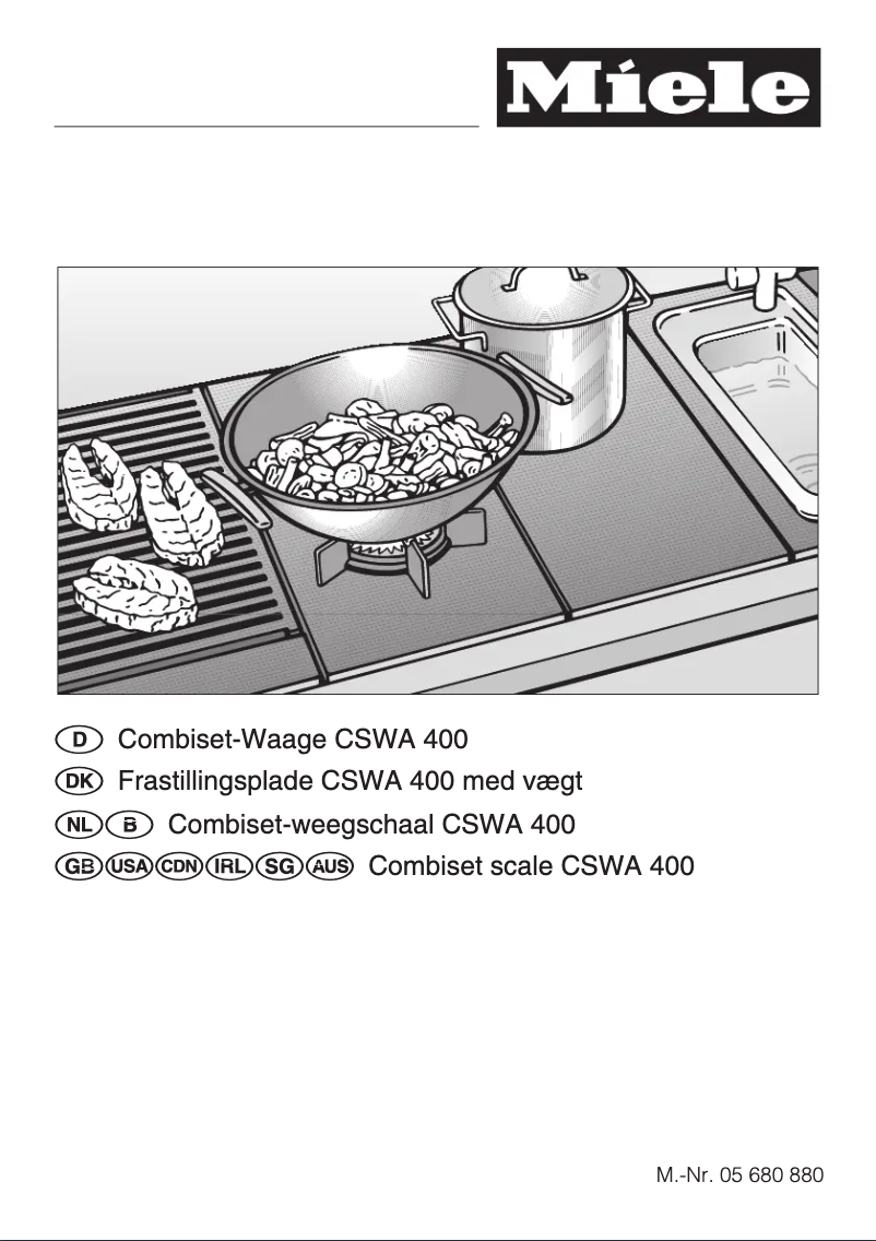 Image de la première page du manuel de l'appareil CSWA 400