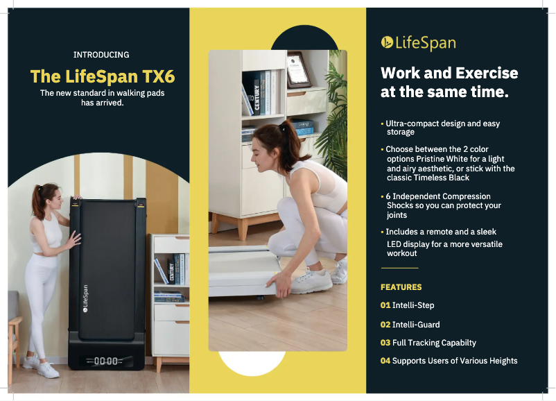 Page n°1 - Brochure LifeSpan TX6