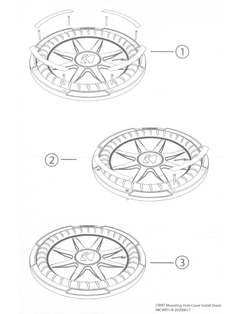 Page 1 de la notice Manuel utilisateur Kicker 48CWRT674