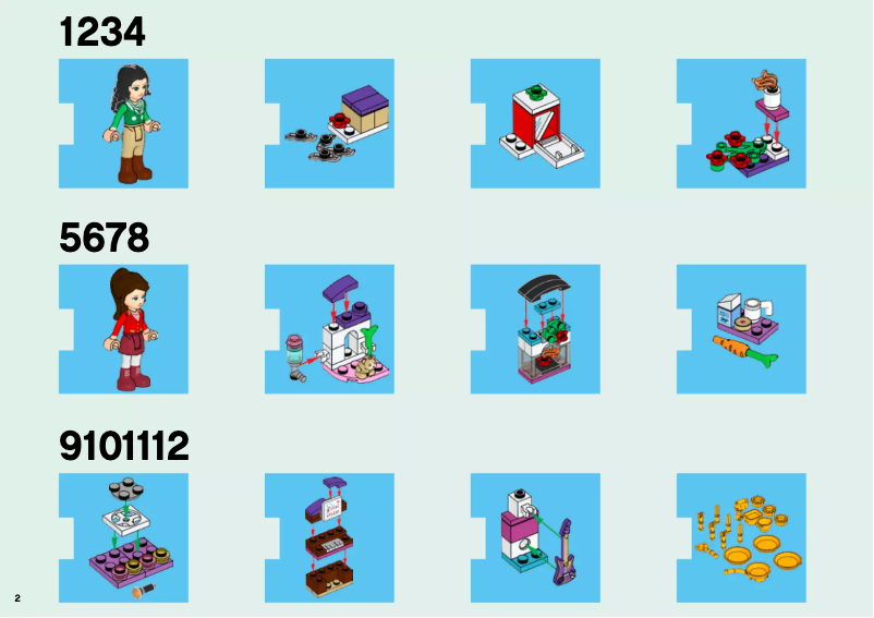 Page 1 de la notice Manuel utilisateur Lego Friends 41131