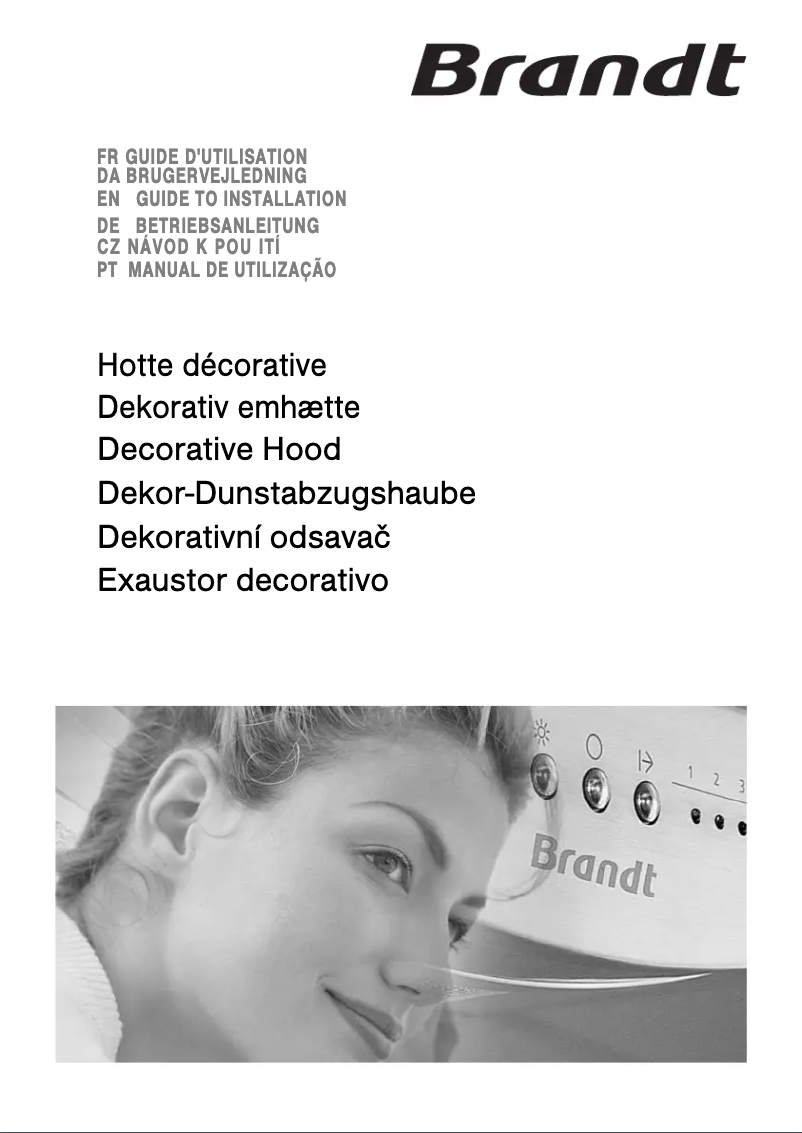 Page 1 de la notice Manuel utilisateur Brandt AD1118X