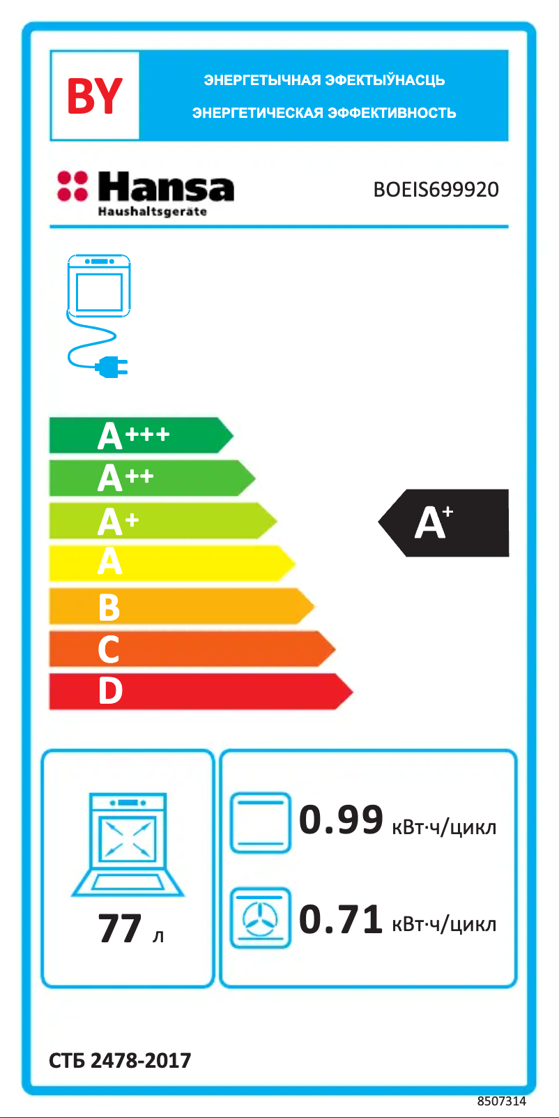 Image de la première page du manuel de l'appareil BOEIS699920
