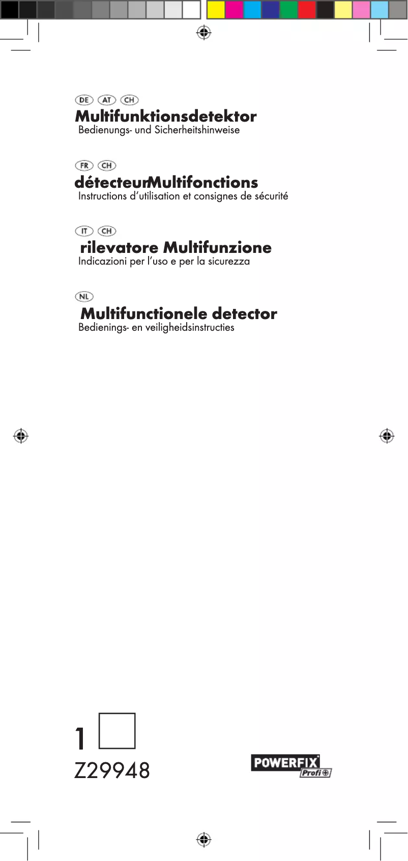 Page n°1 - Manuel utilisateur Powerfix IAN 71842