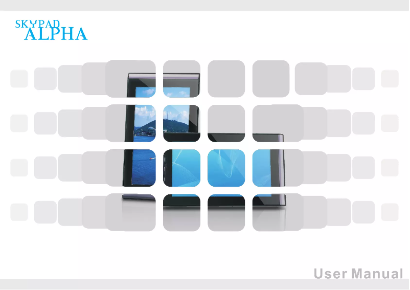 Page n°1 - Manuel utilisateur Skytex Skypad Alpha SX-SP700A