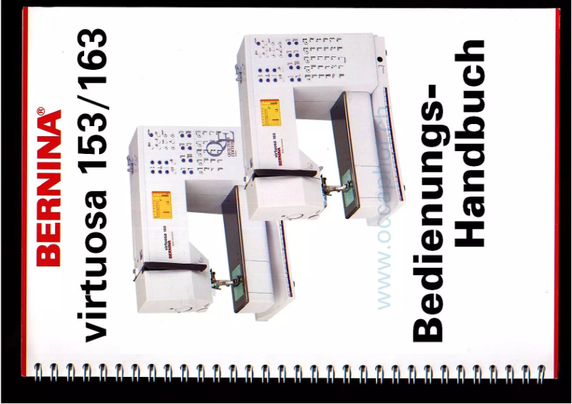 Page n°1 - Manuel utilisateur Bernina Virtuosa 163