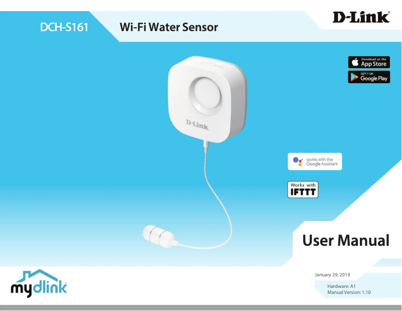 Imagen de la primera página del manual del dispositivo DCH-S161