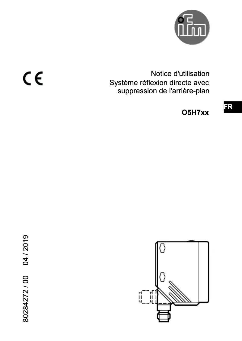 Image de la première page du manuel de l'appareil O5H700