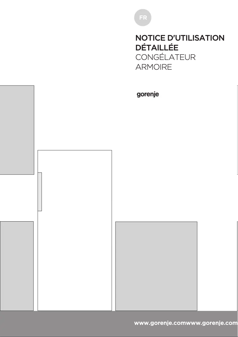 Page n°1 - Manuel utilisateur Gorenje FN6191CW