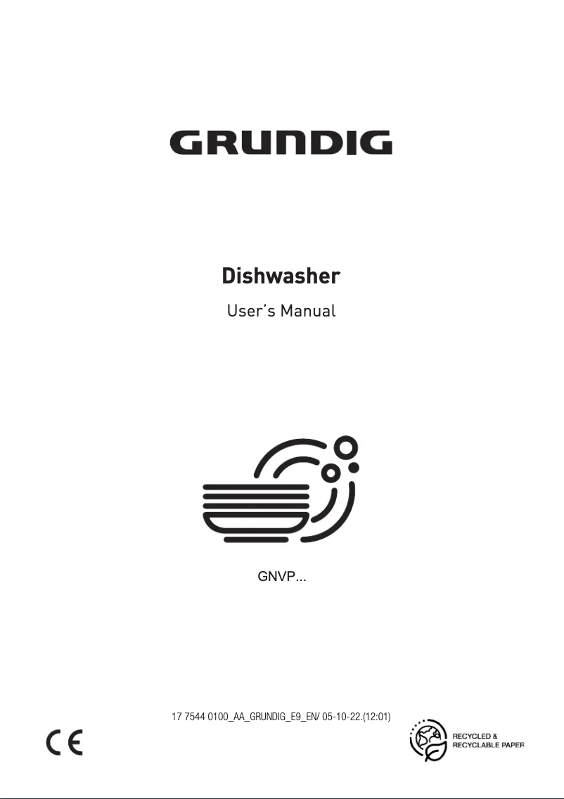 Page 1 de la notice Manuel utilisateur Grundig GNVP4540B