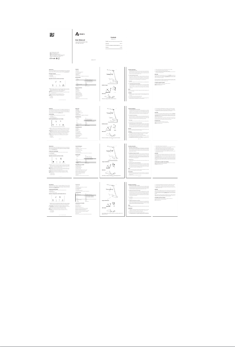 Page n°1 - Manuel utilisateur Aukey LT-ST24
