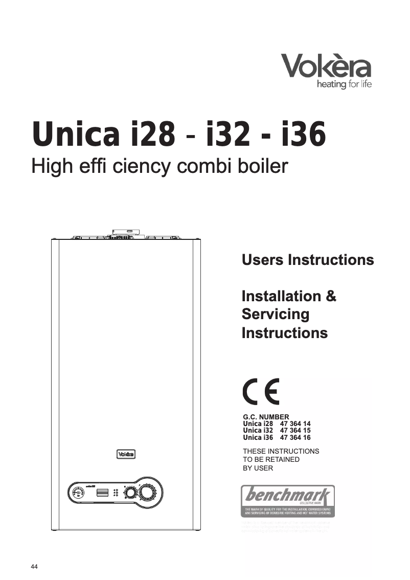 Image de la première page du manuel de l'appareil Unica i32