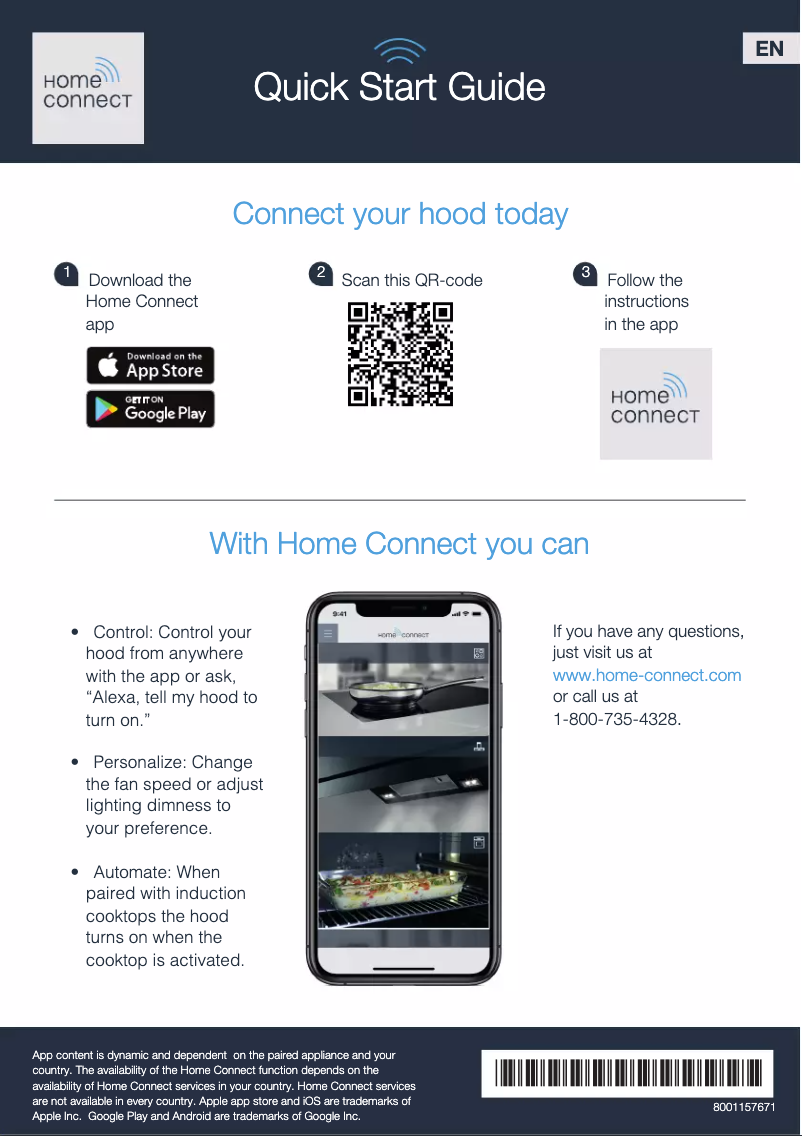 Página 1 del manual Guía de inicio rápido Thermador VCI3B36ZS