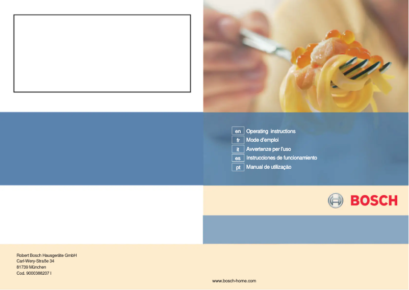 Image de la première page du manuel de l'appareil PCR715B90E