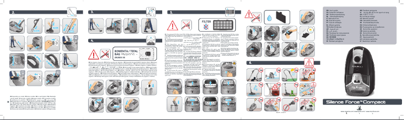 Page n°1 - Manuel utilisateur Rowenta Silence Force RO6383EA