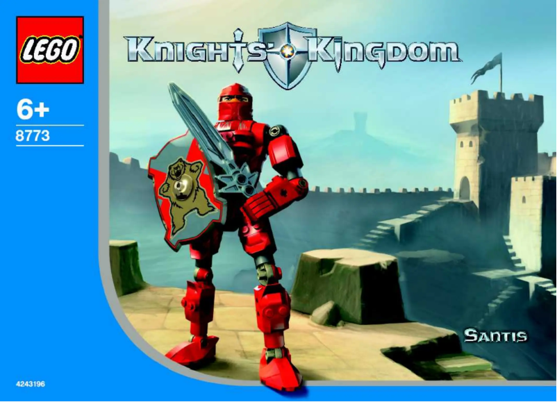 Page 1 de la notice Manuel utilisateur Lego Knights Kingdom 65412