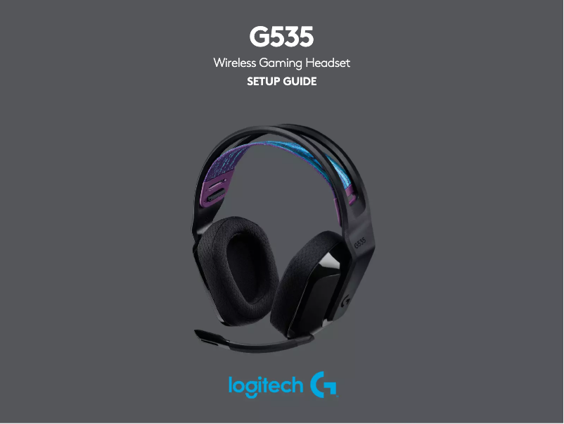 Página 1 del manual Manual de usuario Logitech G535