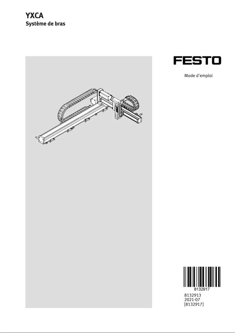 Page 1 de la notice Manuel utilisateur Festo YXCA-1-B
