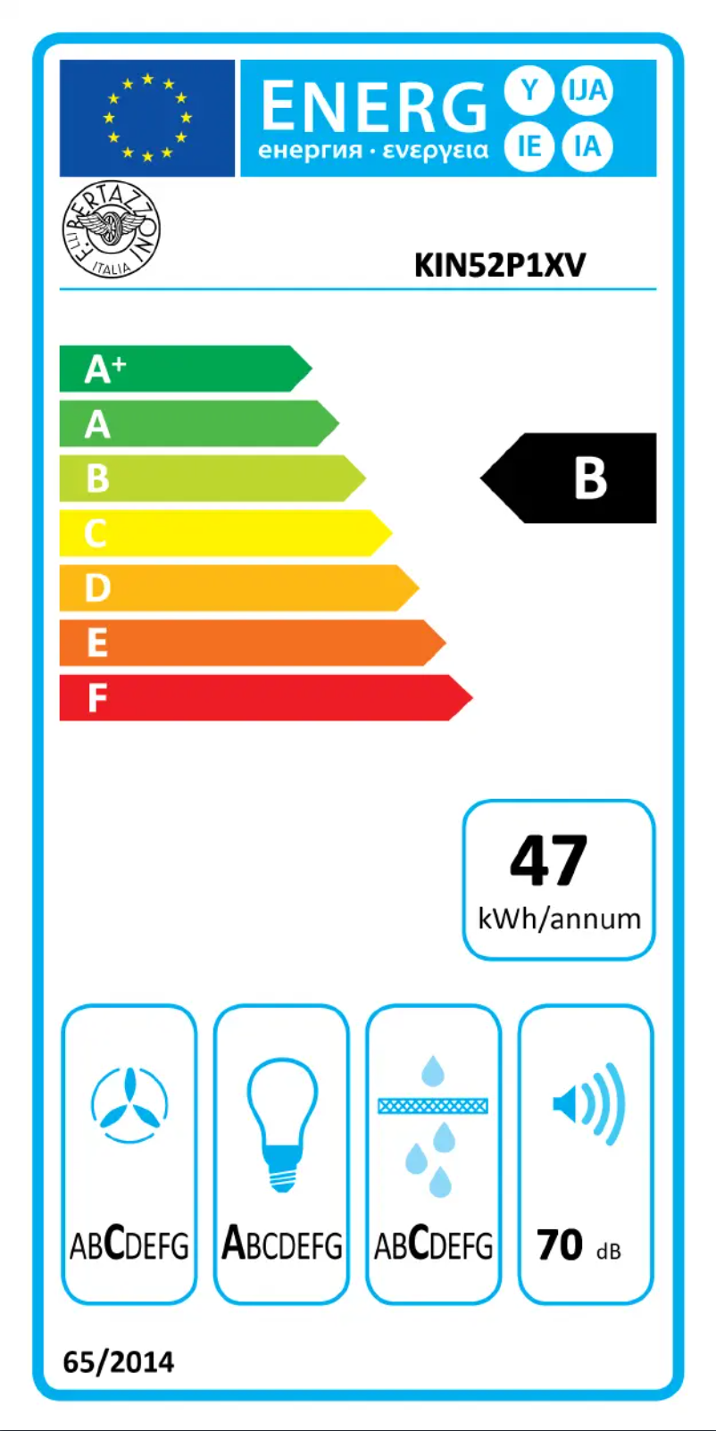 Image de la première page du manuel de l'appareil KIN52P1XV