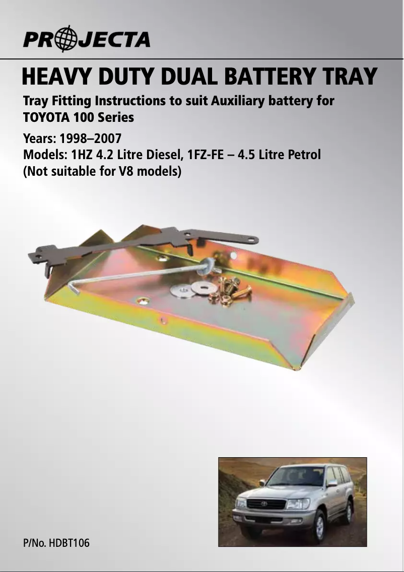 Page n°1 - Manuel utilisateur Projecta HDBT106