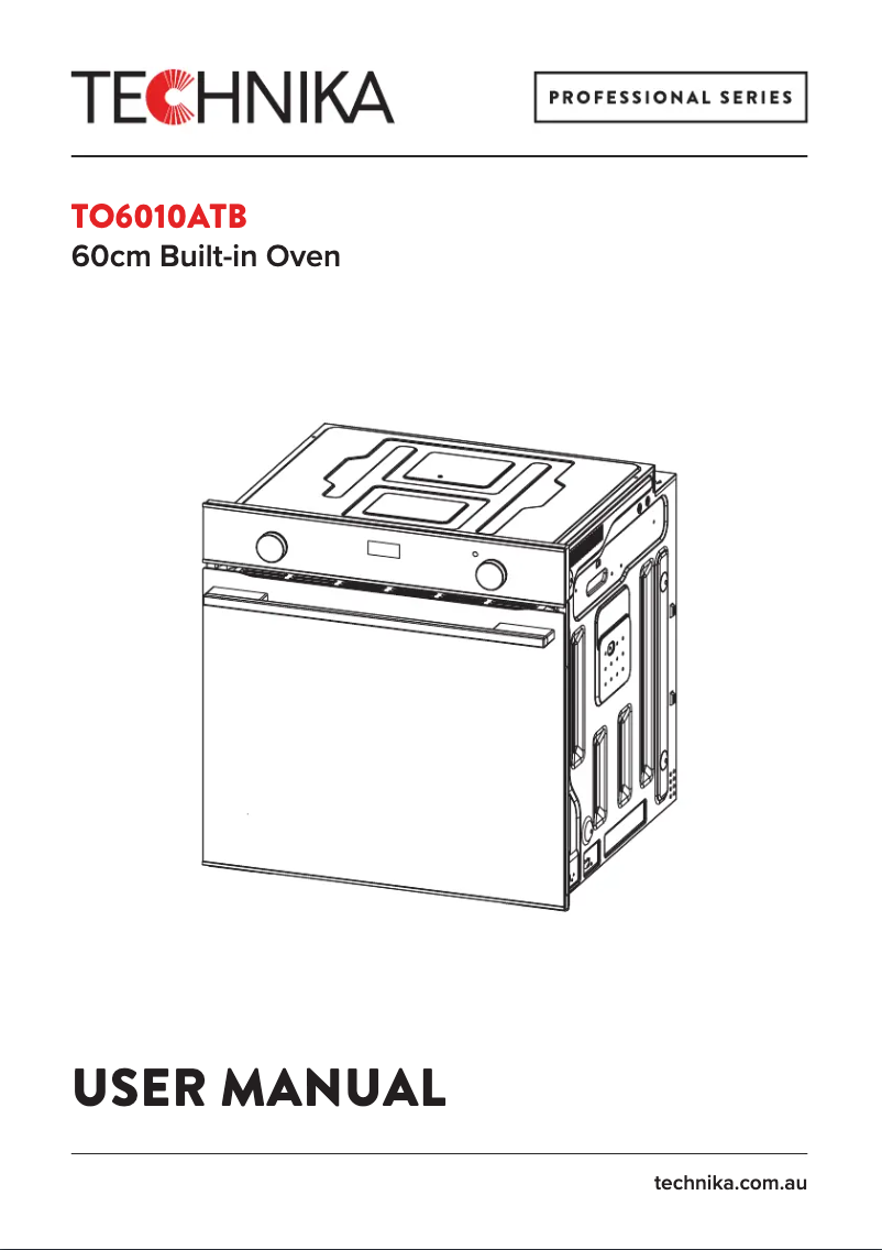Imagen de la primera página del manual del dispositivo TO6010ATB