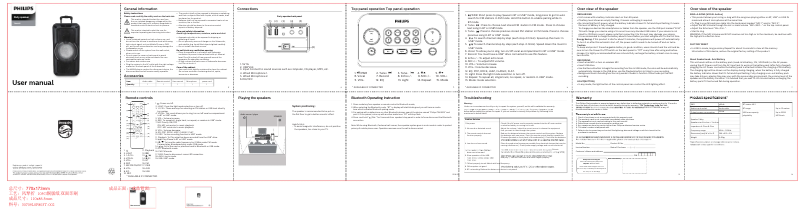Page n°1 - Manuel utilisateur Philips TAX4105