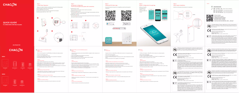 Page 1 de la notice Manuel utilisateur Chacon 34940