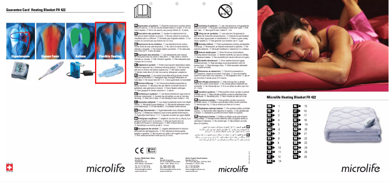 Image de la première page du manuel de l'appareil FH 422