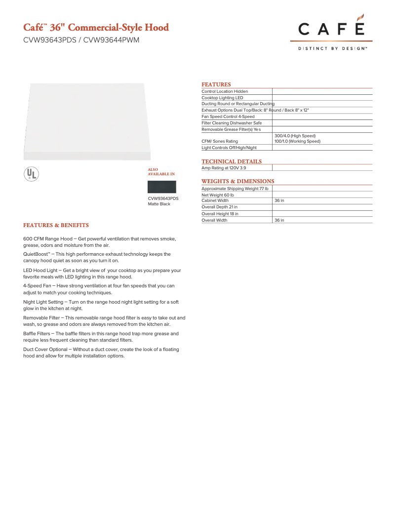 Image de la première page du manuel de l'appareil CVW93643PDS