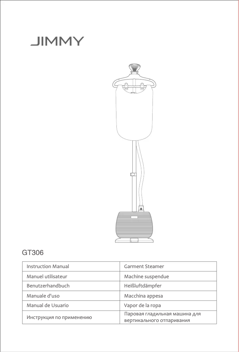 Page 1 de la notice Manuel utilisateur JIMMY GT306