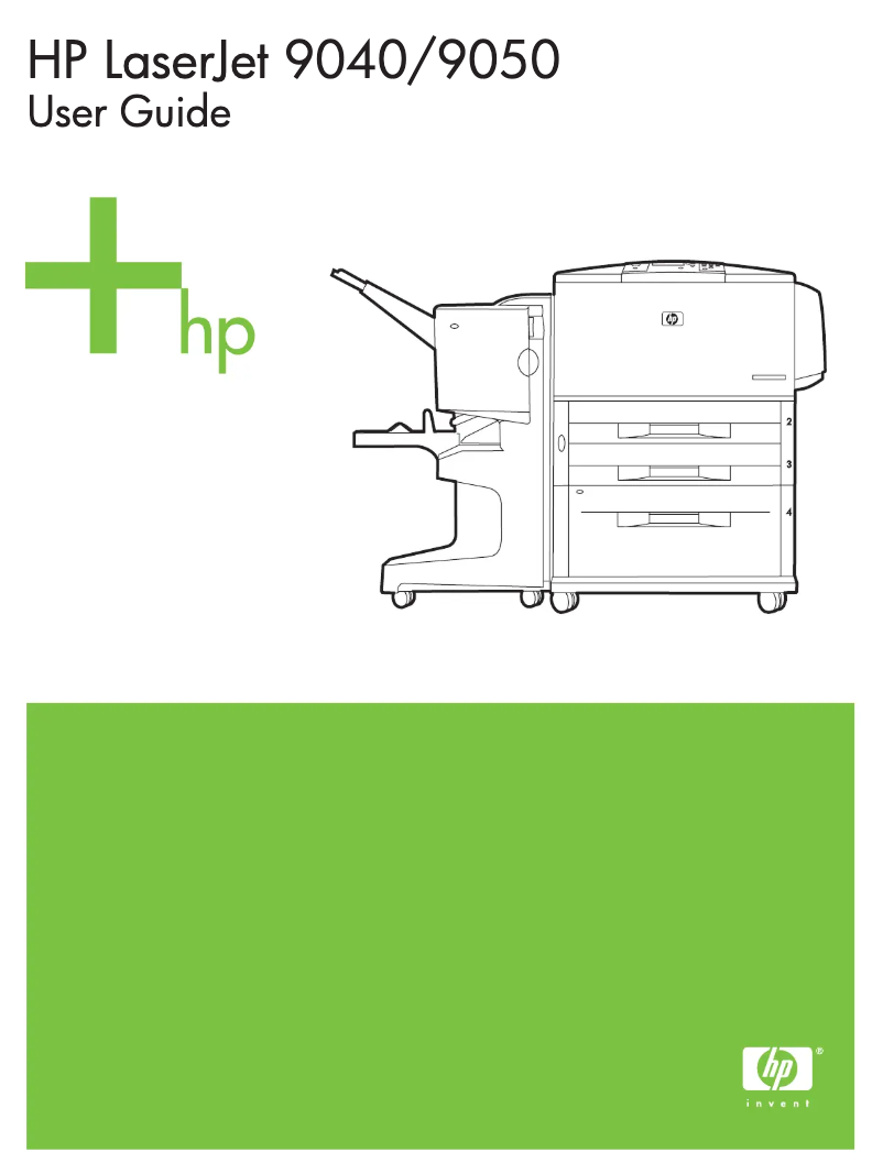 Page n°1 - Manuel utilisateur HP Color LaserJet 9500hdn