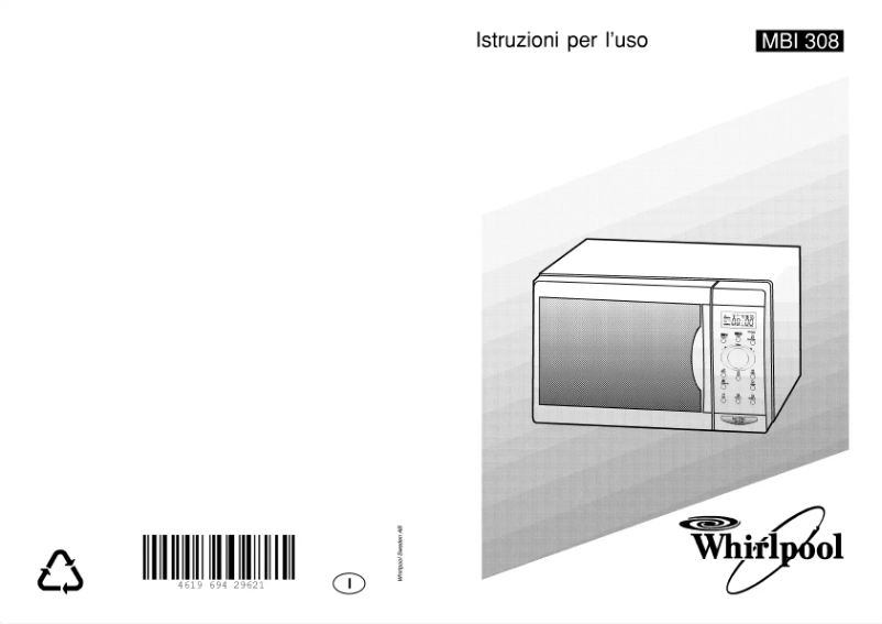 Page n°1 - Manuel utilisateur Whirlpool AVM 689/WP