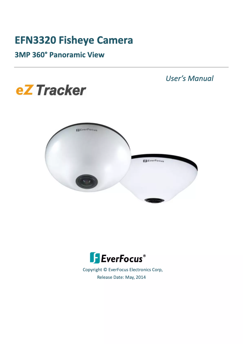 Page n°1 - Manuel utilisateur EverFocus EFN3320