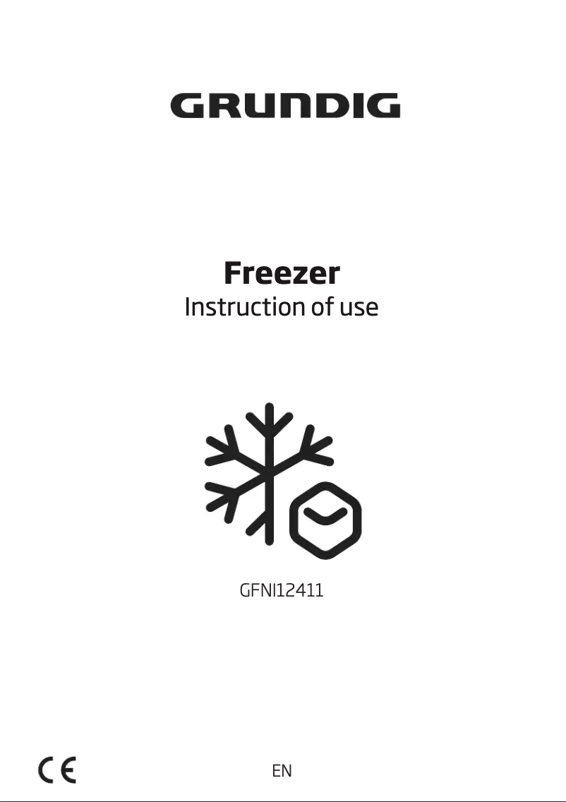 Page 1 de la notice Manuel utilisateur Grundig GFNI12411