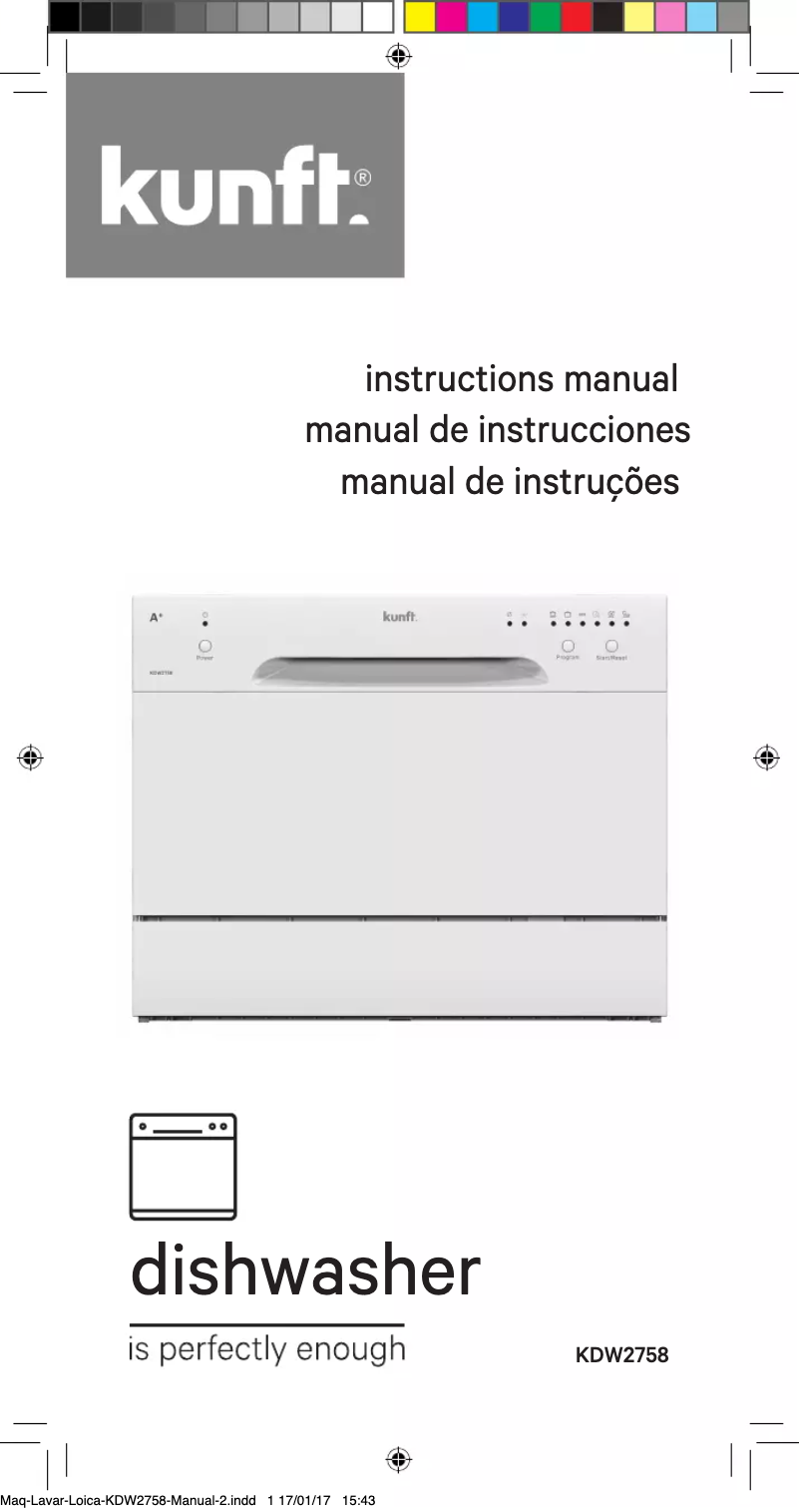 Page n°1 - Manuel utilisateur Kunft KDW2758