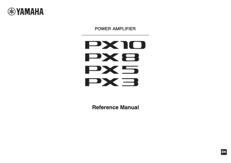 Page n°1 - Manuel utilisateur Yamaha PX10