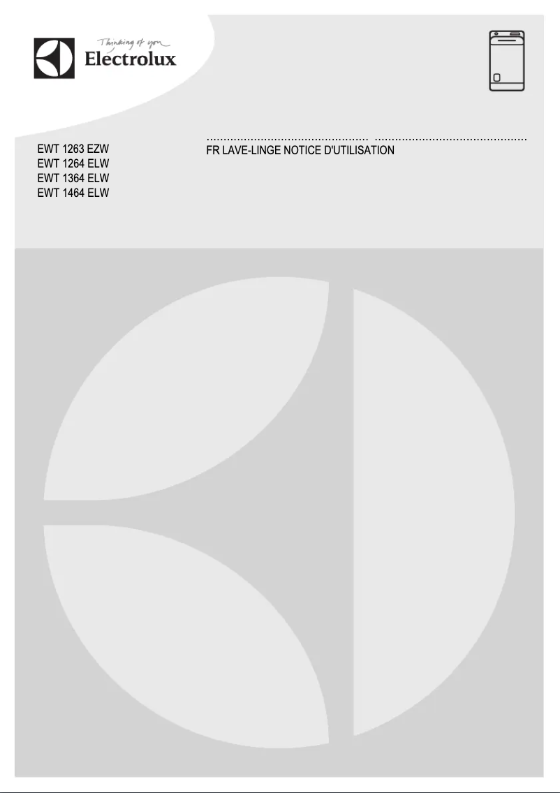 Page n°1 - Manuel utilisateur Electrolux EWT1464ELW