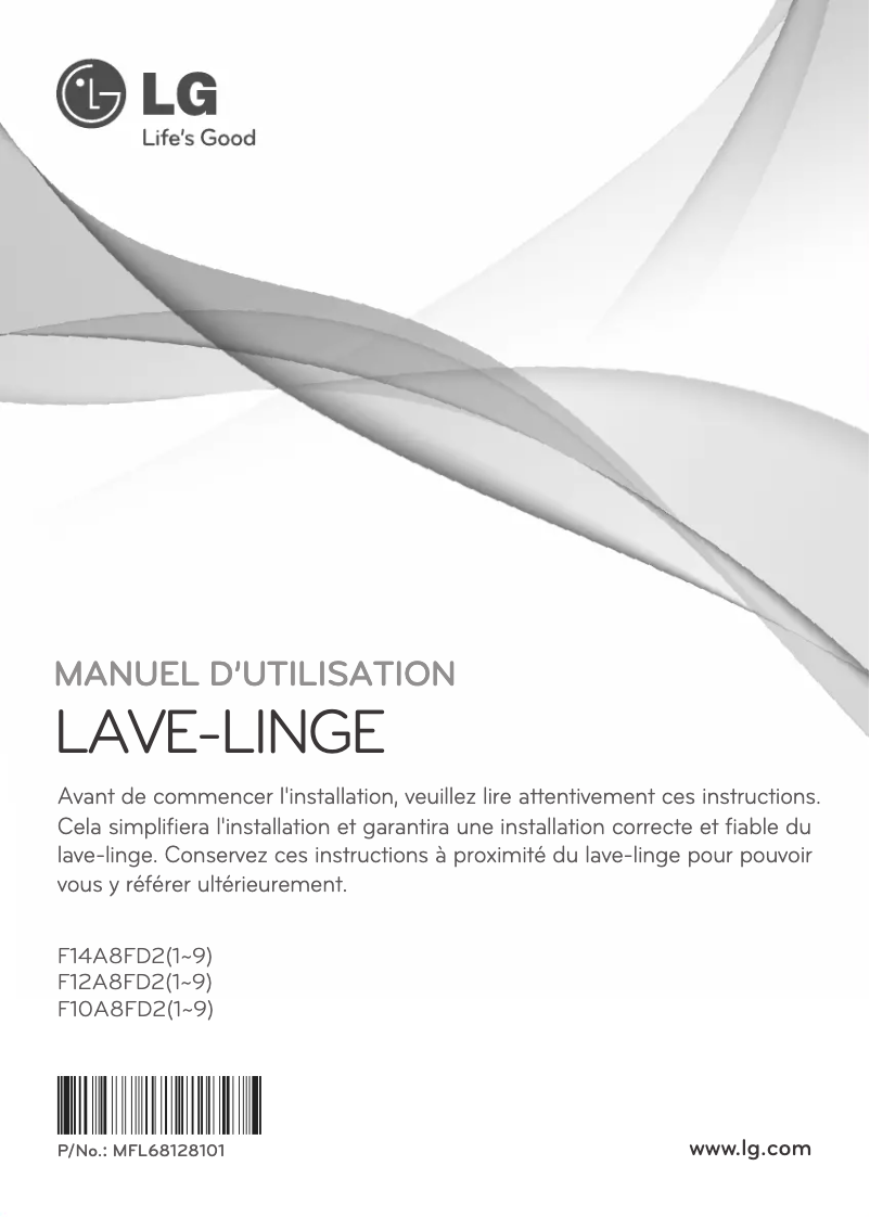 Page n°1 - Manuel utilisateur LG F14A8FD2